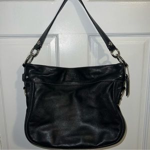 Coach Leather Black Shoulder Hobo Bag. Excellent condition